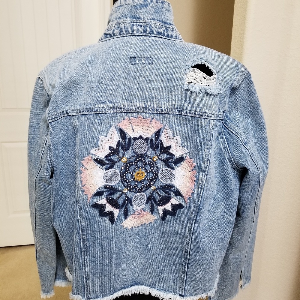 BeBe beautiful denim jkt... Never worn!! - Picture 6 of 9